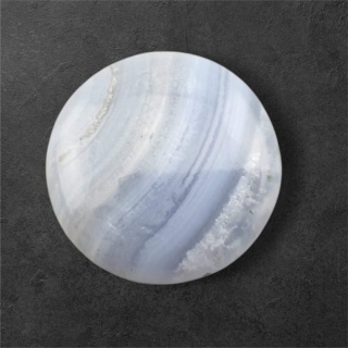 Agat blue lace kaboszon fi 24 mm nr 77