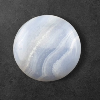 Agat blue lace kaboszon fi 25 mm nr 104