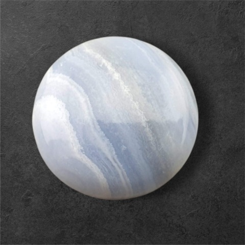 Agat blue lace kaboszon fi 25 mm nr 104