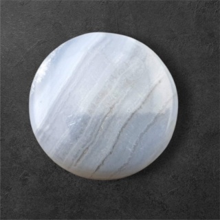 Agat blue lace kaboszon fi 25 mm nr 105