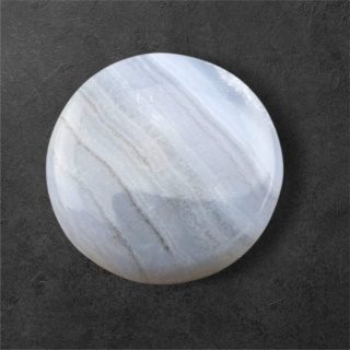 Agat blue lace kaboszon fi 25 mm nr 105