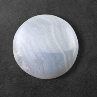 Agat blue lace kaboszon fi 25 mm nr 106