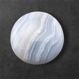 Agat blue lace kaboszon fi 25 mm nr 120