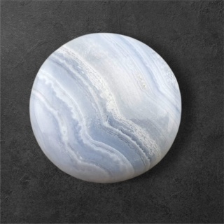 Agat blue lace kaboszon fi 25 mm nr 120