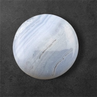 Agat blue lace kaboszon fi 25 mm nr 126