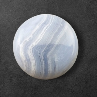 Agat blue lace kaboszon fi 25 mm nr 83