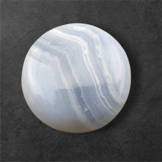 Agat blue lace kaboszon fi 25 mm nr 83