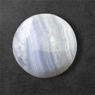 Agat blue lace kaboszon fi 25 mm nr 85