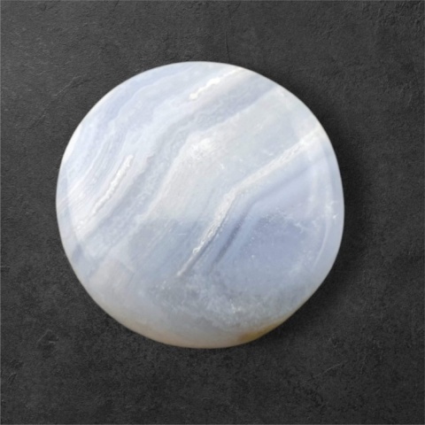 Agat blue lace kaboszon fi 25 mm nr 96