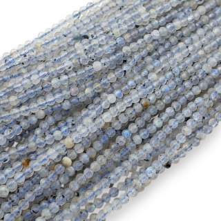 Labradoryt kula fasetowana 2 mm sznur