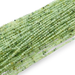 Prehnit kula fasetowana 2 mm sznur