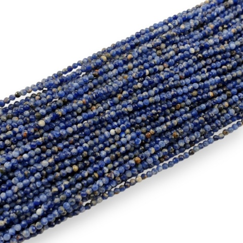 Sodalit kula fasetowana 2 mm sznur