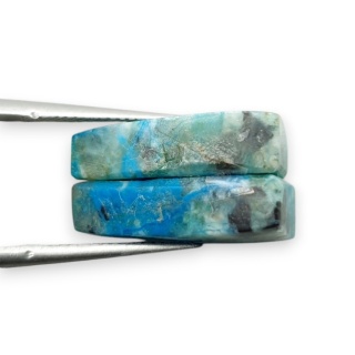 Szatukit para kaboszonów z dziurką 17x11 mm nr S145