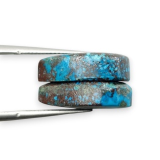 Szatukit para kaboszonów z dziurką 17x13 mm nr S146