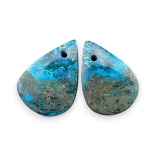 Szatukit para kaboszonów z dziurką 18x12 mm nr S171