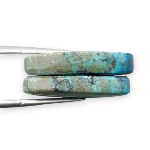 Szatukit para kaboszonów z dziurką 22x13 mm nr S131