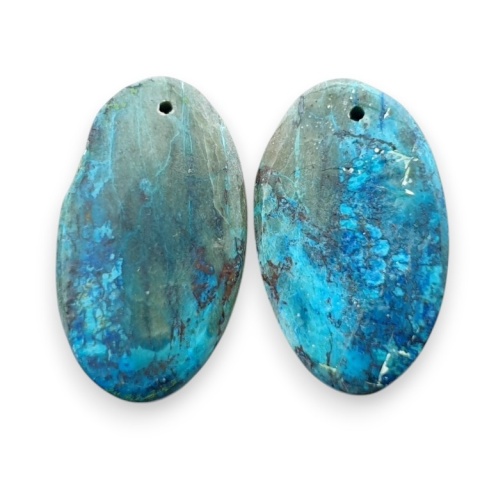 Szatukit para kaboszonów z dziurką 22x13 mm nr S131