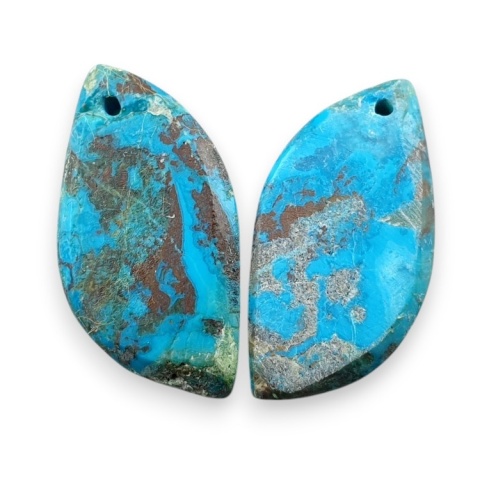 Szatukit para kaboszonów z dziurką 23x12 mm nr S155