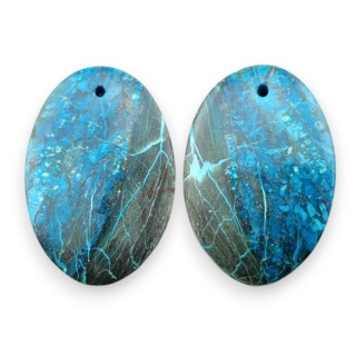 Szatukit para kaboszonów z dziurką 25x17 mm nr S132