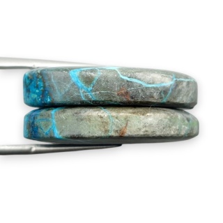 Szatukit para kaboszonów z dziurką 25x17 mm nr S132