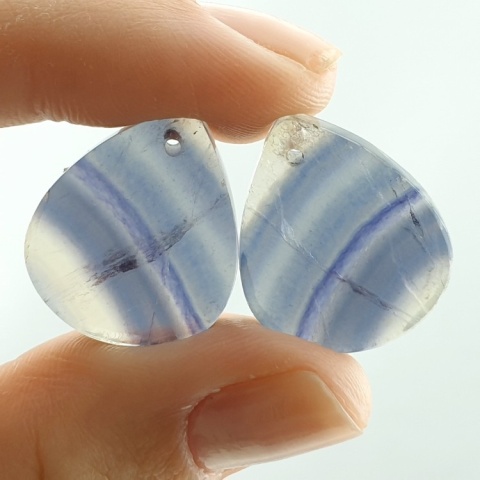 Fluoryt para kaboszonów z dziurką 21x18 mm nr S275