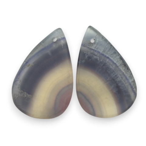 Fluoryt para kaboszonów z dziurką 23x15 mm nr S257