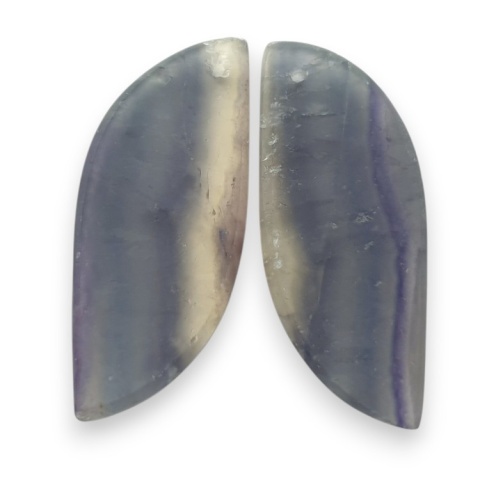 Fluoryt para kaboszonów z dziurką 24x14 mm nr S260