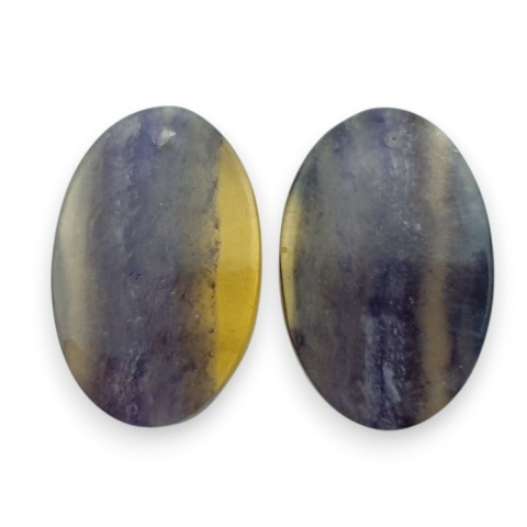 Fluoryt para kaboszonów z dziurką 25x17 mm nr S283