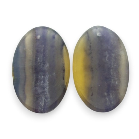 Fluoryt para kaboszonów z dziurką 25x17 mm nr S283