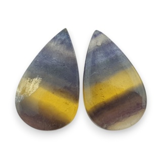 Fluoryt para kaboszonów z dziurką 26x15 mm nr S241