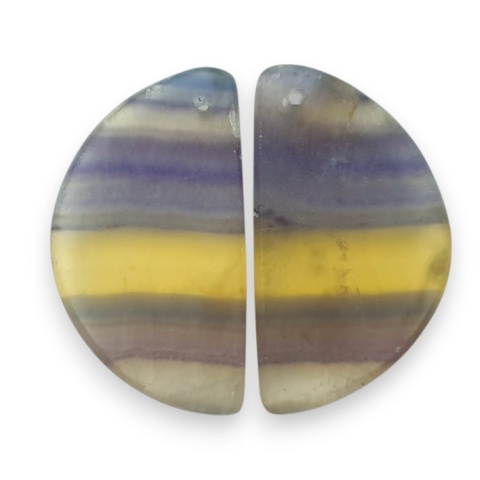 Fluoryt para kaboszonów z dziurką 27x15 mm nr S278