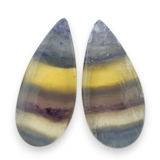 Fluoryt para kaboszonów z dziurką 28x13 mm nr S244