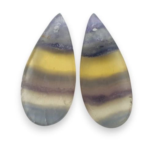 Fluoryt para kaboszonów z dziurką 28x13 mm nr S244