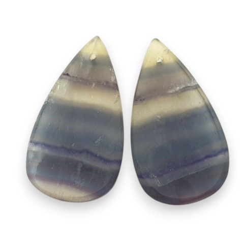 Fluoryt para kaboszonów z dziurką 28x15 mm nr S209