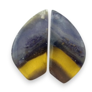 Fluoryt para kaboszonów z dziurką 29x14 mm nr S255