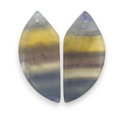 Fluoryt para kaboszonów z dziurką 31x14 mm nr S280