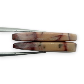 Mokait para kaboszonów z dziurką 29x12 mm nr S49