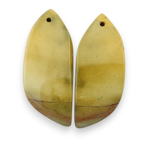 Mokait para kaboszonów z dziurką 33x14 mm nr S98