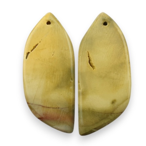 Mokait para kaboszonów z dziurką 33x14 mm nr S98
