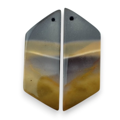 Mokait para kaboszonów z dziurką 35x12 mm nr S91