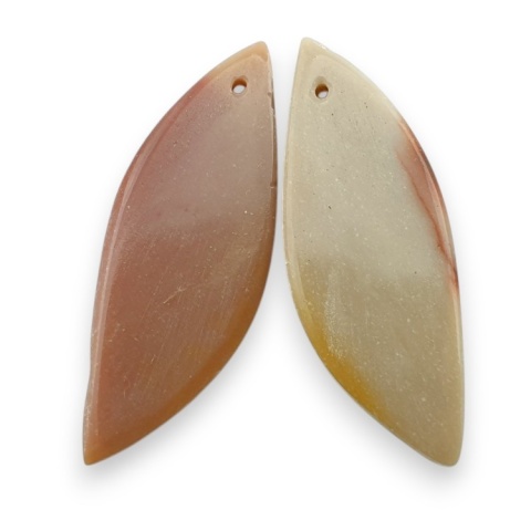 Mokait para kaboszonów z dziurką 35x13 mm nr S97