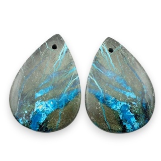 Szatukit para kaboszonów z dziurką 24x17 mm nr S188