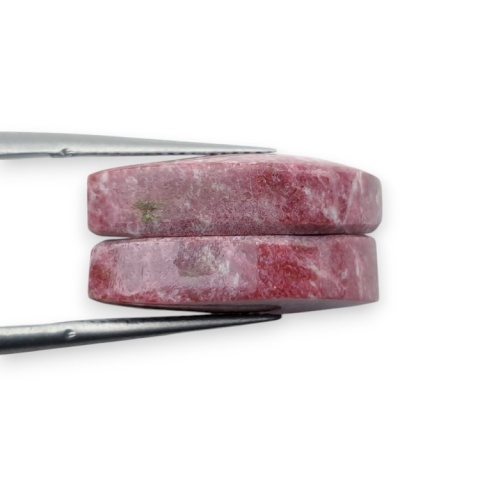 Thulit para kaboszonów z dziurką 20x11 mm nr R714