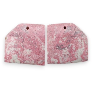 Thulit para kaboszonów z dziurką 20x20 mm nr R734