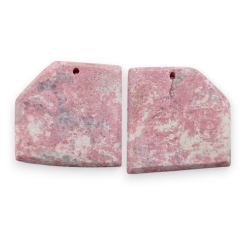 Thulit para kaboszonów z dziurką 20x20 mm nr R734