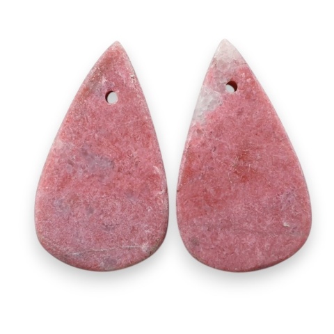 Thulit para kaboszonów z dziurką 21x12 mm nr R730