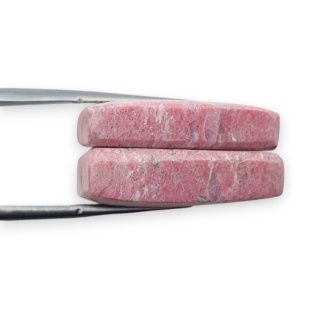 Thulit para kaboszonów z dziurką 21x16 mm nr R664