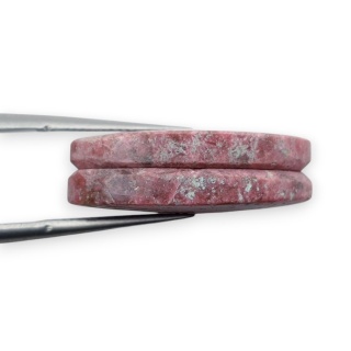 Thulit para kaboszonów z dziurką 22x12 mm nr R677