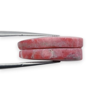 Thulit para kaboszonów z dziurką 23x11 mm nr R719