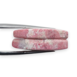 Thulit para kaboszonów z dziurką 23x12 mm nr R663